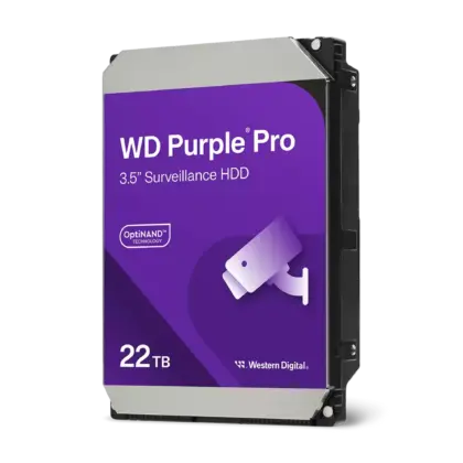WD Purple Pro 22TB 3.5" SATA III 7200RPM 512MB Caché Disco Duro para V