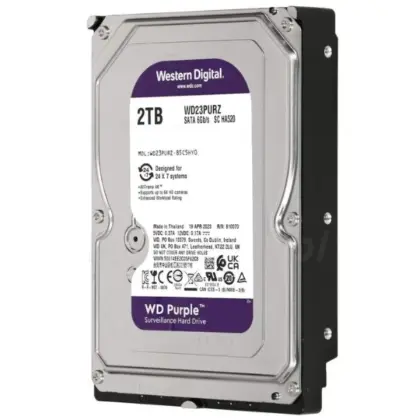 WD 2TB Disco Duro Interno 3.5" SATA CMR 256MB - WD23PURZ
