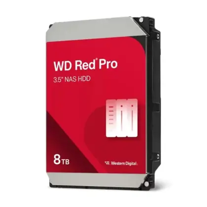 WD Red Pro 8TB NAS 3.5" SATA 7200RPM 256MB CMR WD8005FFBX