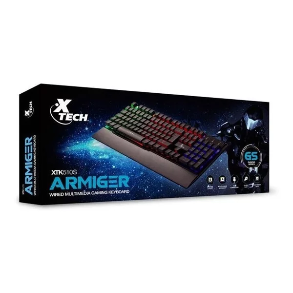 Teclado Gaming Xtech XTK-510S LED Multi-color - Imagen 3