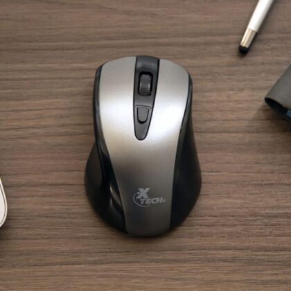 Xtech Mouse Inalámbrico Gris Aluminio 1600 DPI