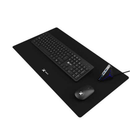 Kit Inalámbrico Xtech Teclado y Ratón Negro