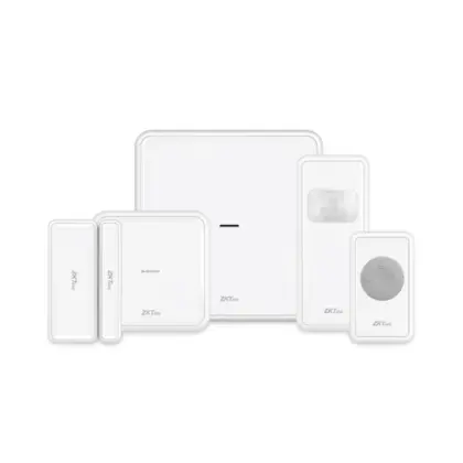 Kit Alarma Inteligente WiFi ZKTeco: Sensor Movimiento, Contacto Magnét