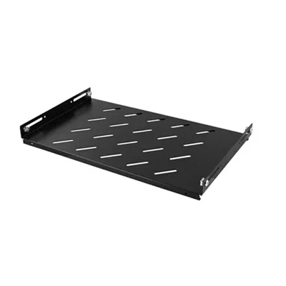 Bandeja Fija Liviana 1RU 19" x 350mm ZKTECO - Acero Laminado Negro
