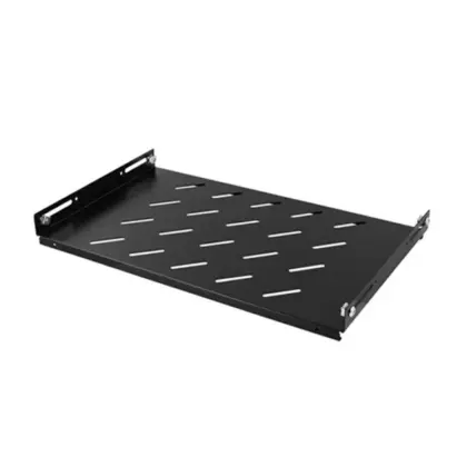 Bandeja Fija Liviana 1RU 19" 400mm ZKTECO - Acero Negro