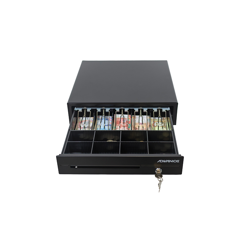 Caja Registradora Advance ADV-6406, 5 Ranuras, RJ11, Negro - Imagen 4