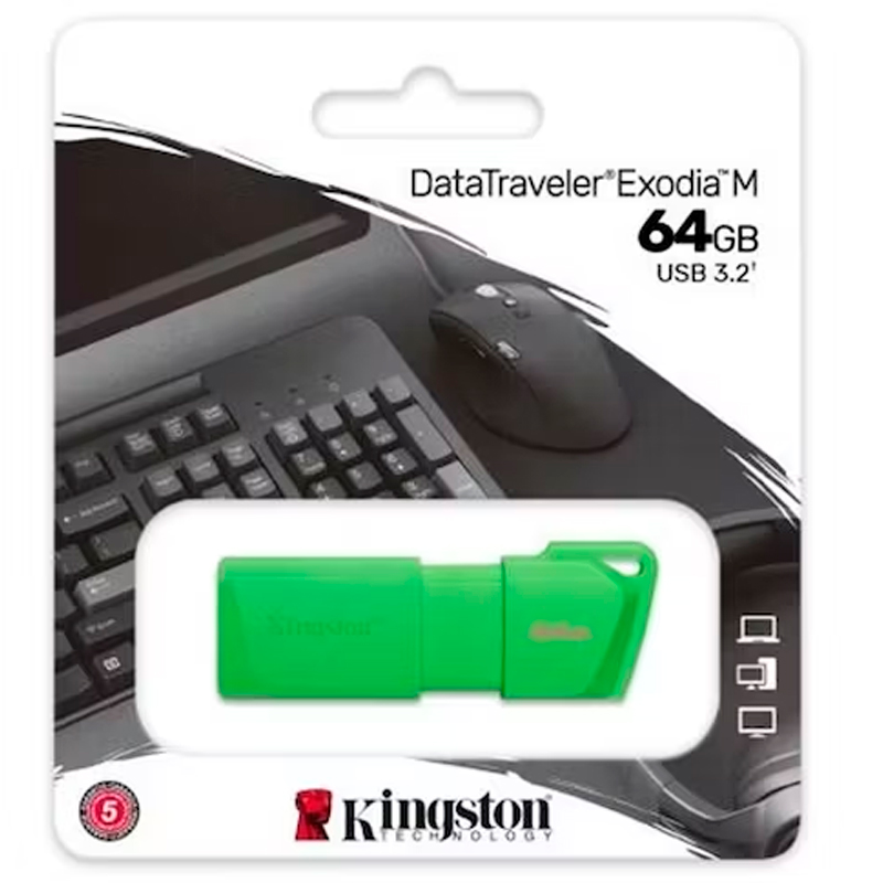 Kingston DataTraveler Exodia M 64GB USB 3.2 Verde