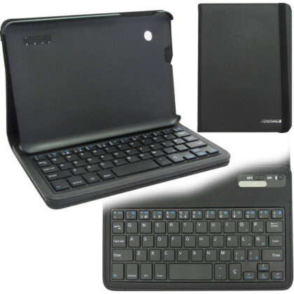 Estuche con teclado Bluetooth Advance para Smartpad SP7146, Negro