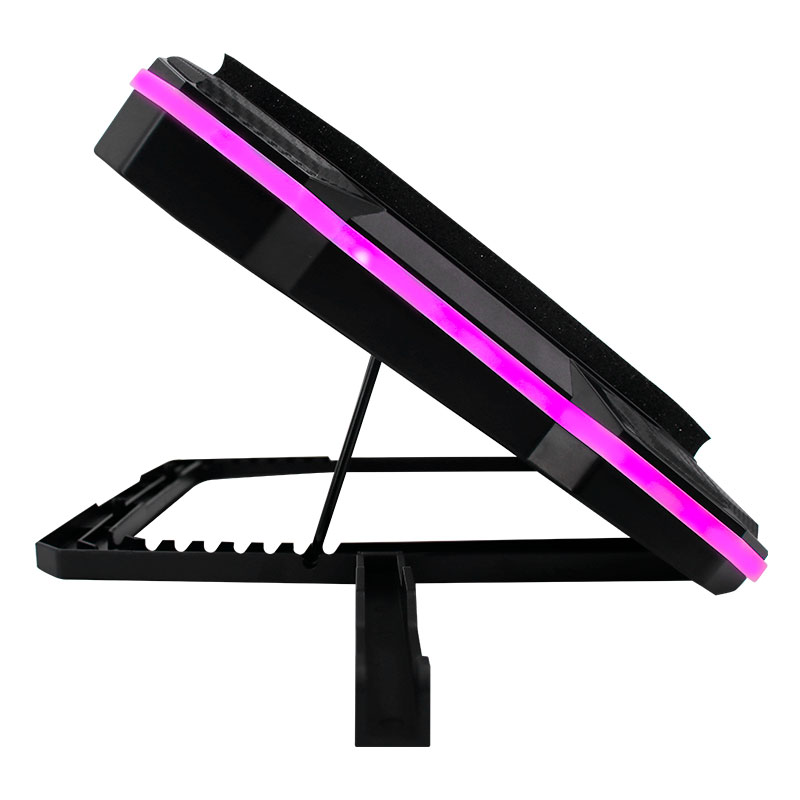 Cooler Notebook TEROS TE-7133N RGB 14"-19" Negro - Imagen 4