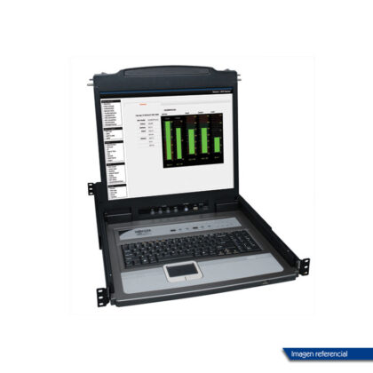 Consola KVM Tripp Lite 8 Puertos LCD 19" 1U Rack B020-U08-19-K