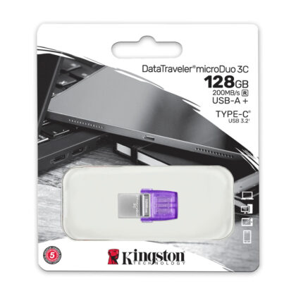 Kingston DataTraveler microDuo 3C 128GB USB 3.2 200MB/s