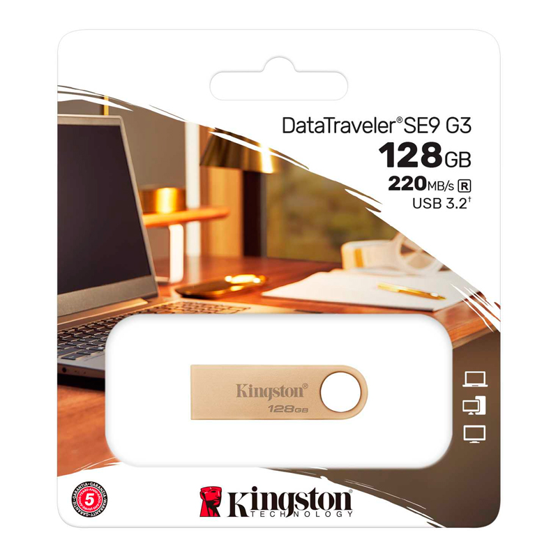 Kingston DataTraveler SE9 G3 128GB USB 3.2 Gen 1 - Imagen 2
