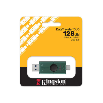 Kingston DataTraveler Duo 128GB USB 3.2 Gen 1 Tipo-A y Tipo-C