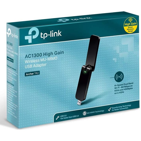 TP-Link Archer T4U Adaptador USB 3.0 AC1200 - Imagen 3
