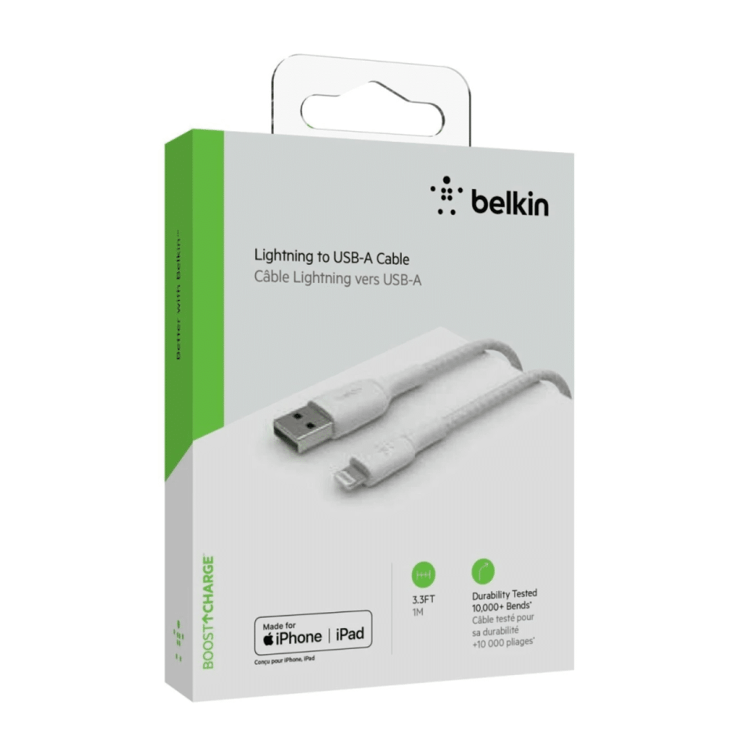 Belkin BoostCharge Cable USB-C a Lightning 1m Blanco