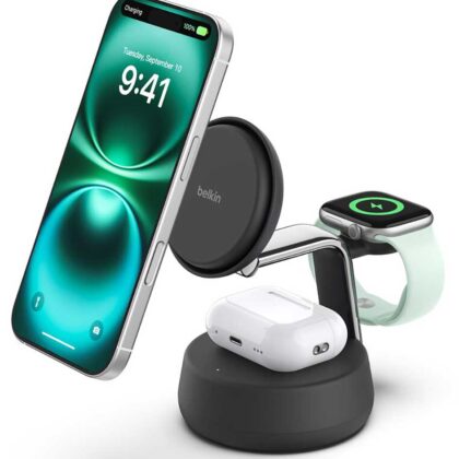 Belkin Qi2 25W Carga Magnética 3 en 1