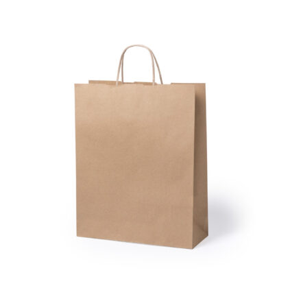 Bolsa de Papel Kraft Deluxe 30x20cm - Pack de 50 Unidades