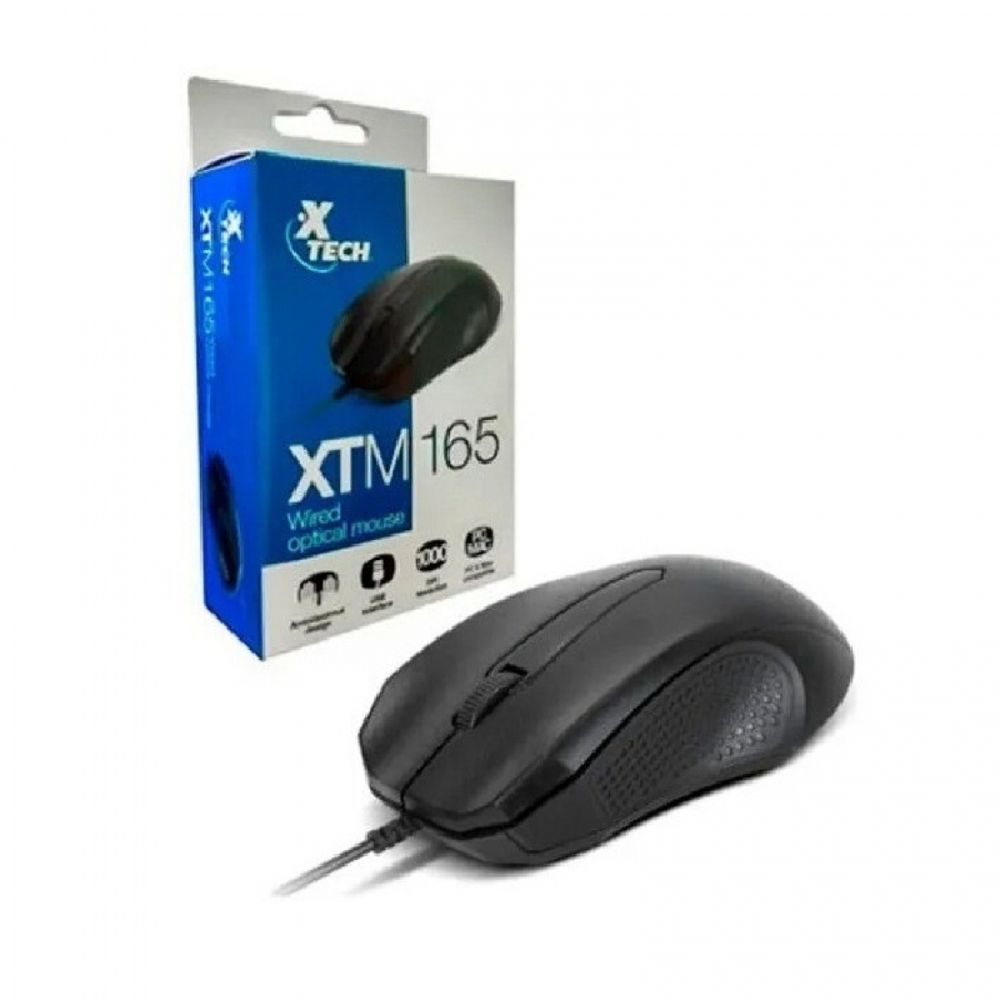 Xtech Ratón Óptico USB 1000 DPI