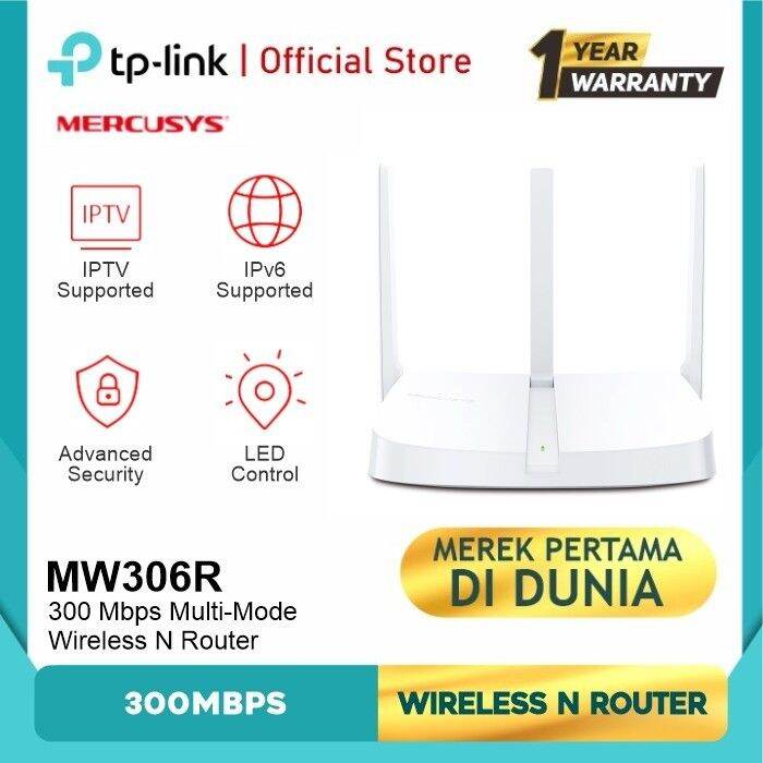 Mercusys MW306R V1 - Router WiFi 300Mbps 3 Puertos - Imagen 5