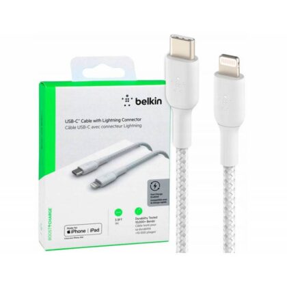 Cable Belkin BoostCharge USB-C a Lightning 1m