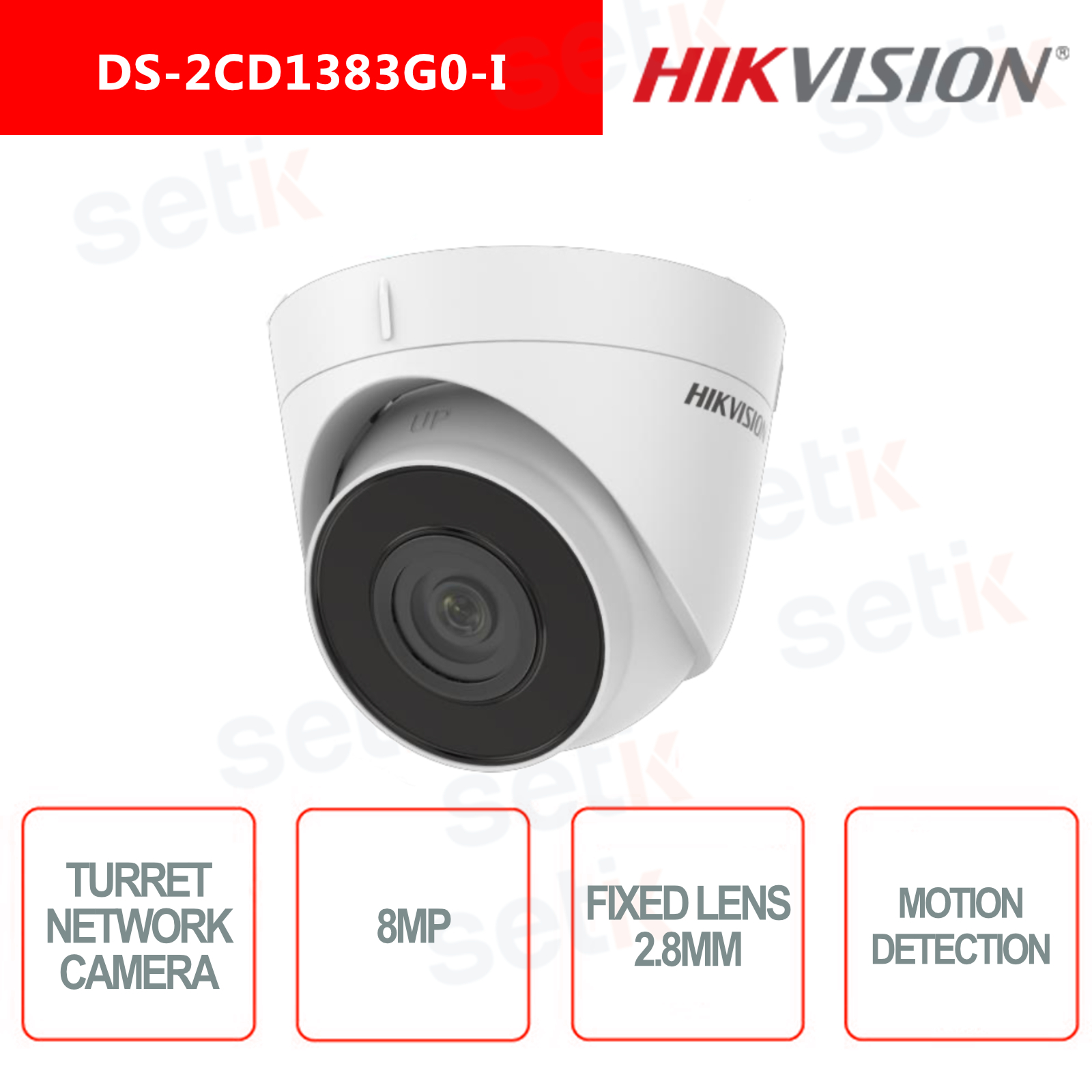 Hikvision Pro Torreta 8MP 180° - Imagen 4
