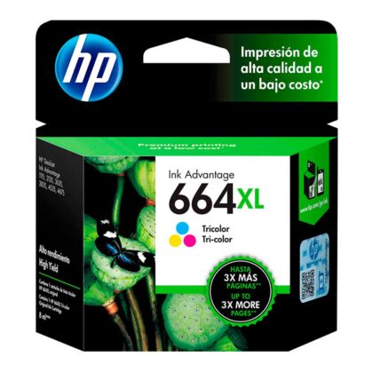 Cartucho de Tinta HP 664XL Tricolor
