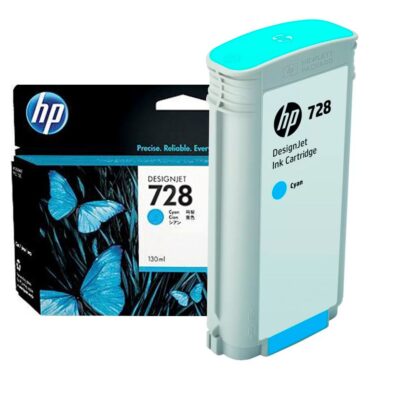 HP 728 Cartucho Cian Tintado 130 ml