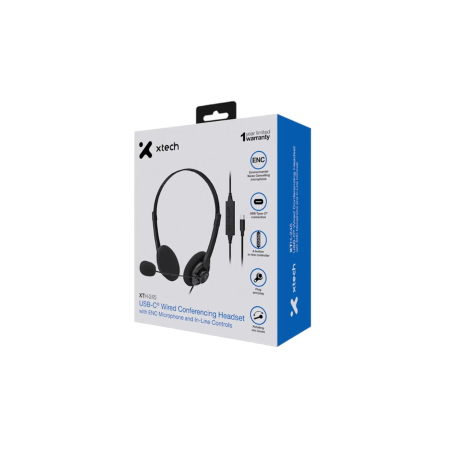 Xtech Auriculares con Micrófono USB-C