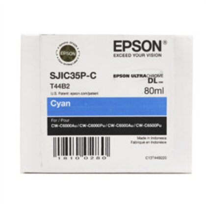 Cartucho de Tinta Cian Original Epson SJIC35P-C