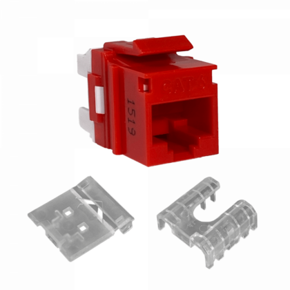 Inserto Modular Furukawa GigaLan Premium CAT6 Rojo