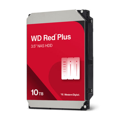 WD Red Plus 10TB Disco Duro NAS 3.5" SATA 7200RPM