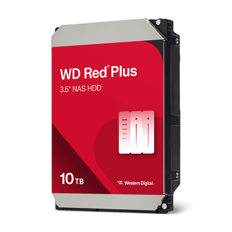 WD Red Plus 10TB Disco Duro NAS 3.5" SATA 7200RPM