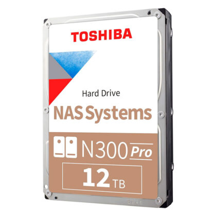 Disco Duro Toshiba N300 PRO 12TB SATA 7200rpm NAS