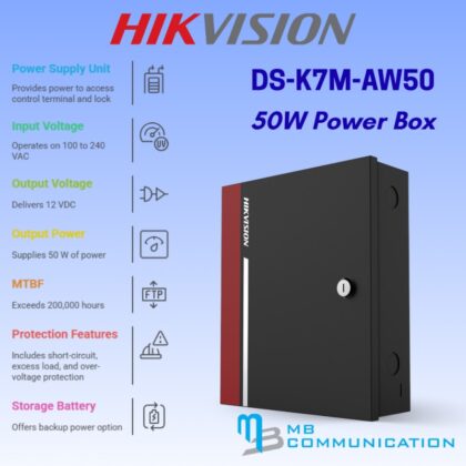 Hikvision Caja Alimentación Control Acceso