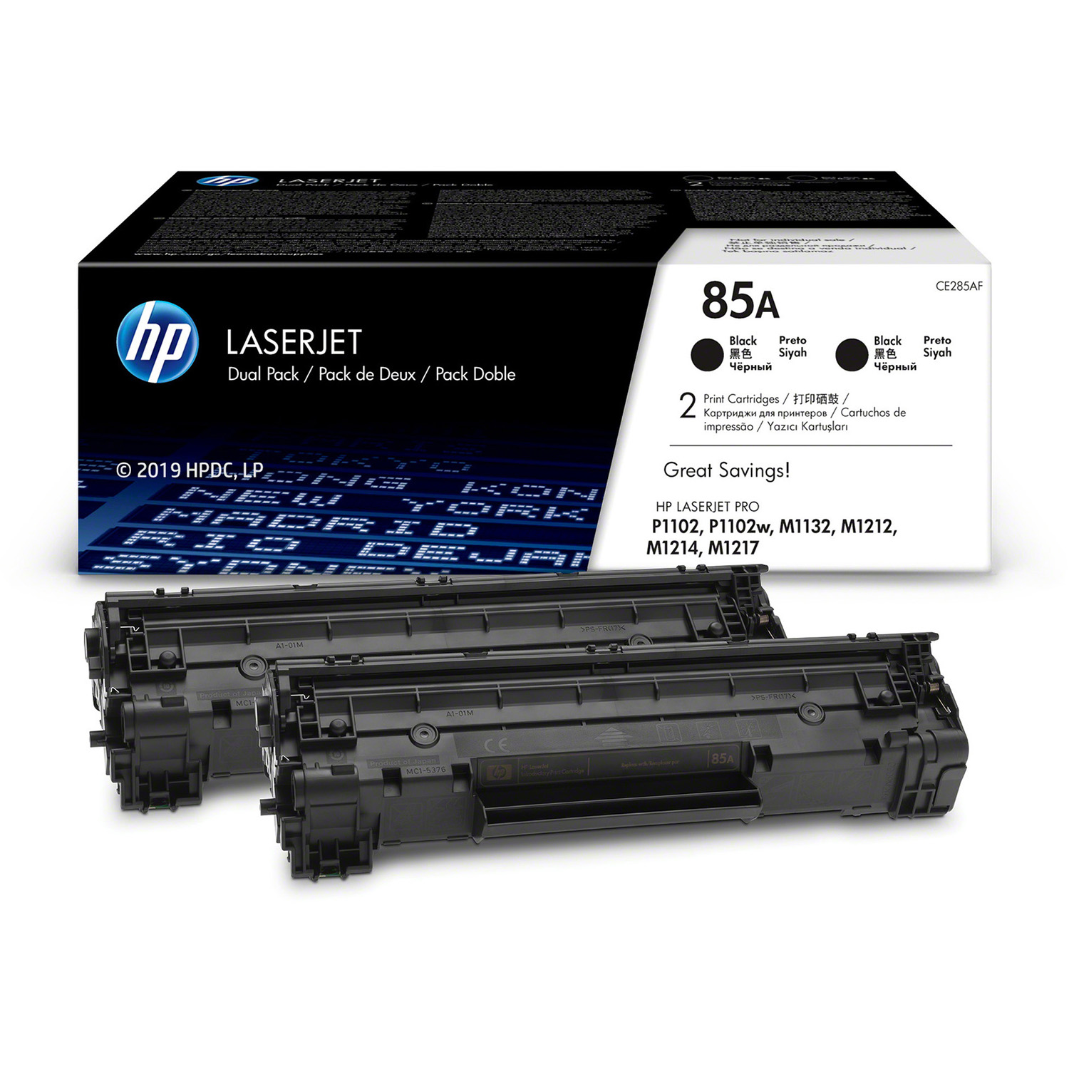 HP 85A Tóner Negro - Paquete de 2 - Imagen 4