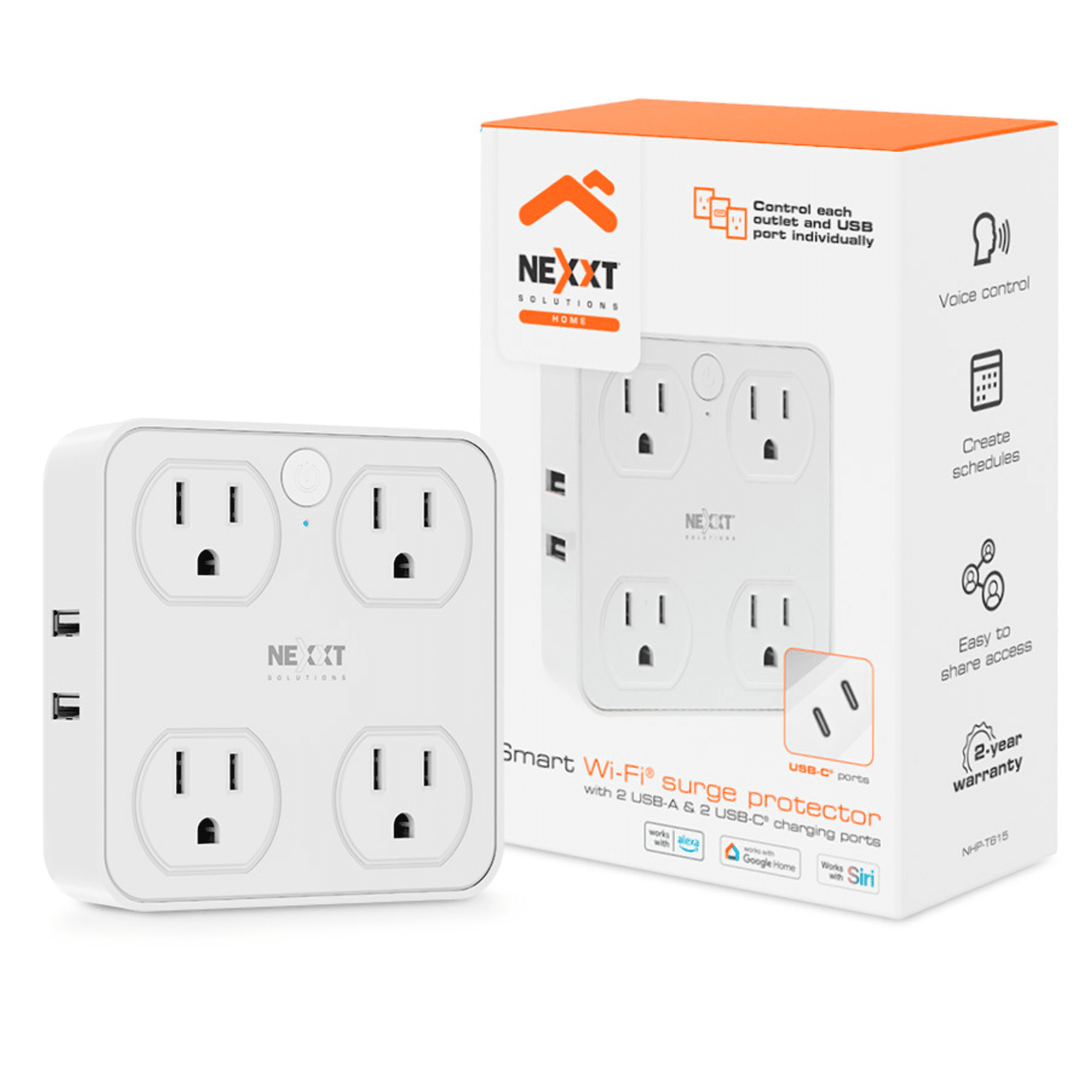 Nexxt Solutions Home con Puertos Type-C