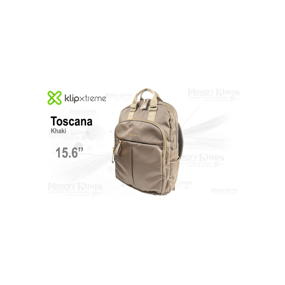 Mochila Klip Xtreme 15.6" Caqui - Imagen 5