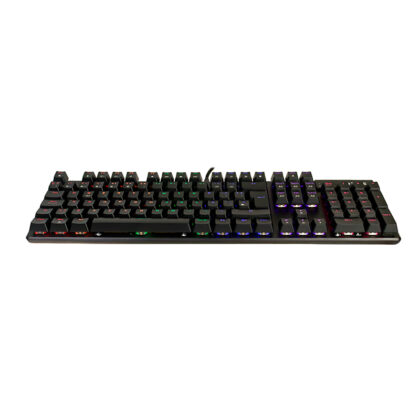Teclado Mecánico Gamer TEROS TE-4068G Retroiluminación Rainbow USB