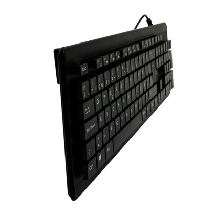 Teclado Lavable TEROS TE-4065N USB IPX7 Negro 105 Teclas