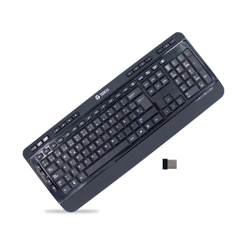 Teclado Inalámbrico TEROS TE-4074CS 2.4GHz Negro - Imagen 2