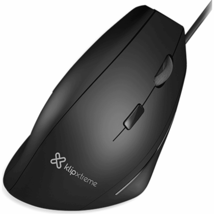 Klip Xtreme Mouse USB Negro Ergonómico