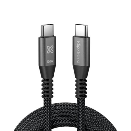 Klip Xtreme Cable USB-C 3m Negro 100W