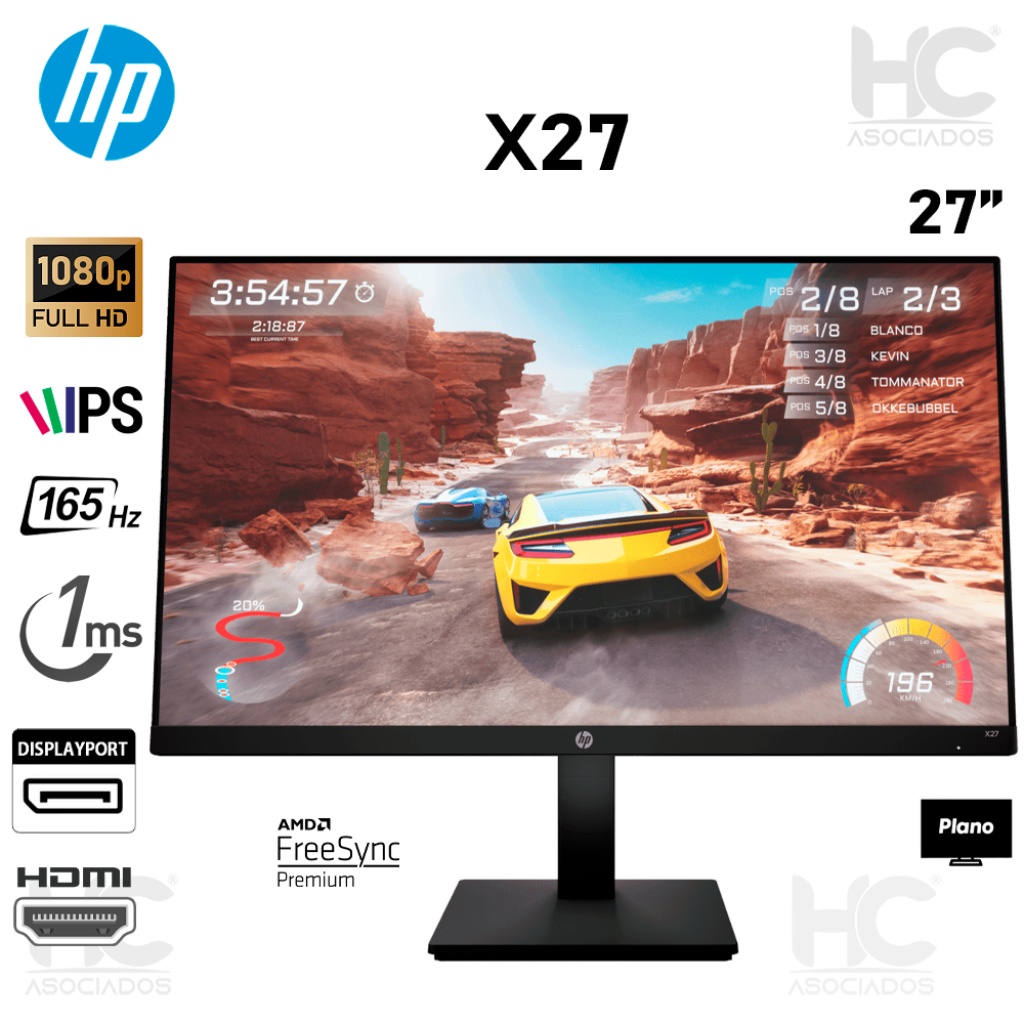 Monitor HP 27" Full HD