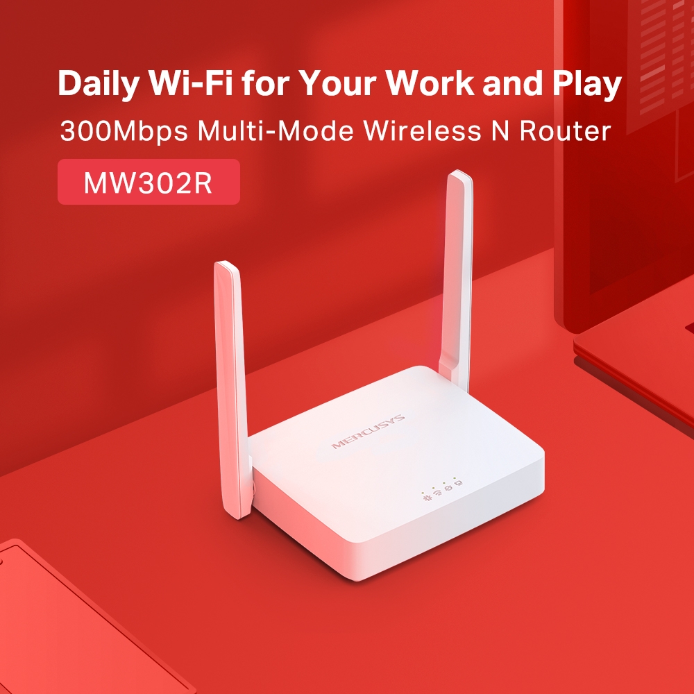 Mercusys MW302R - Router Inalámbrico 2.4GHz