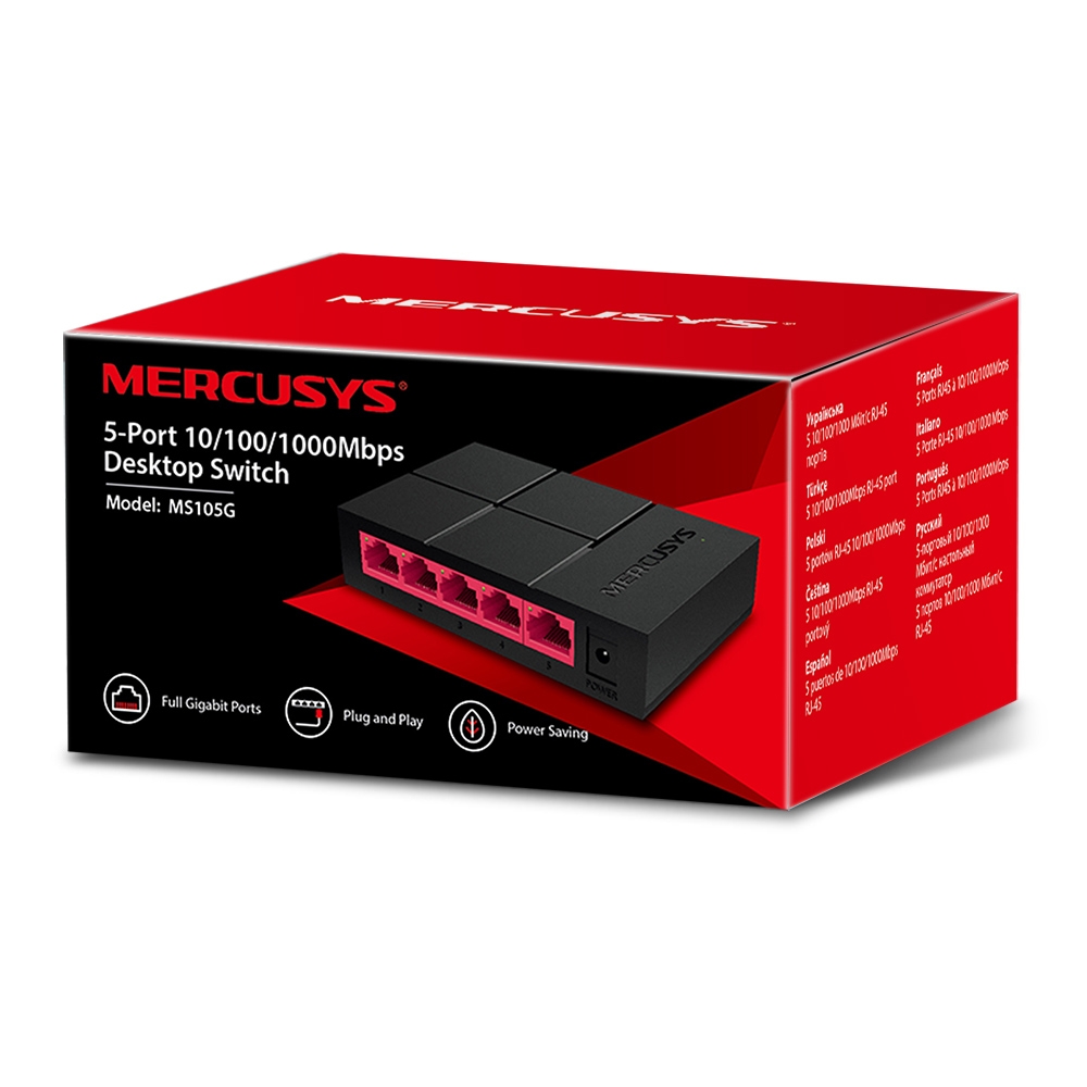 Mercusys MS105G Switch Gigabit 5 Puertos - Imagen 2