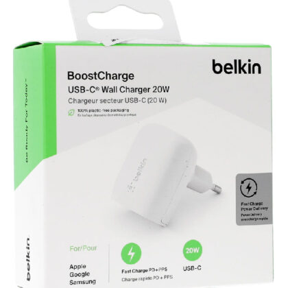 Belkin Adaptador USB-C 20W PPS Blanco