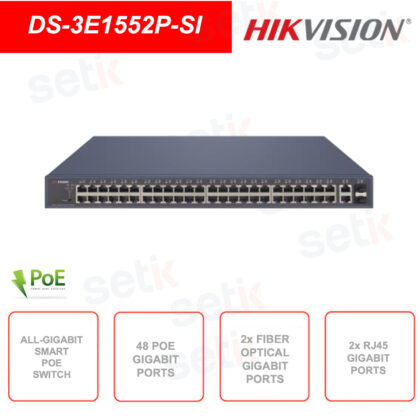 Switch Hikvision 48 Puertos Gigabit