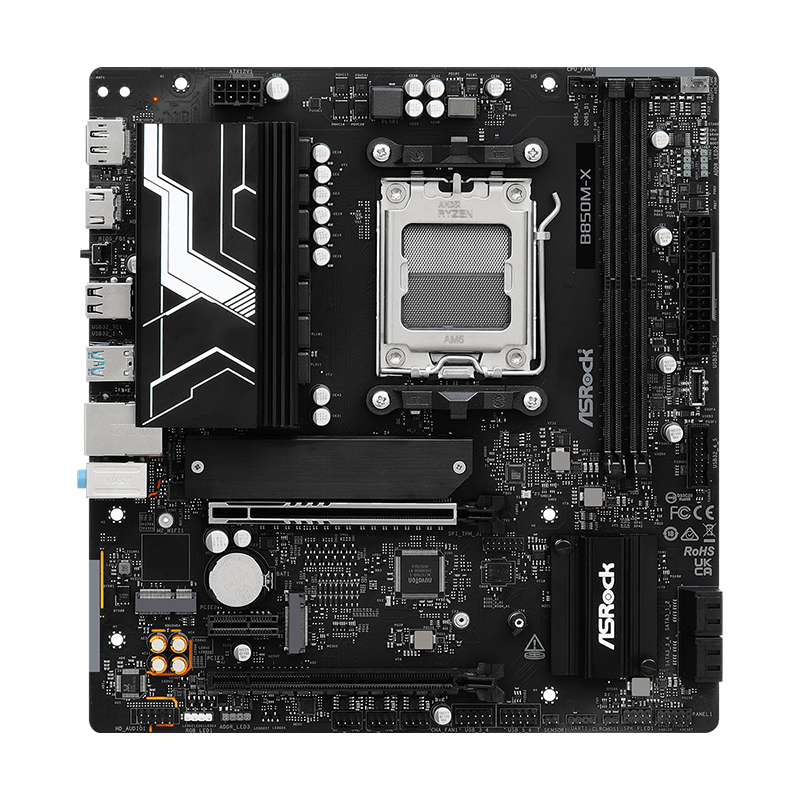 Motherboard ASROCK B850M-X R2.0 AM5 mATX DDR5 - Imagen 2