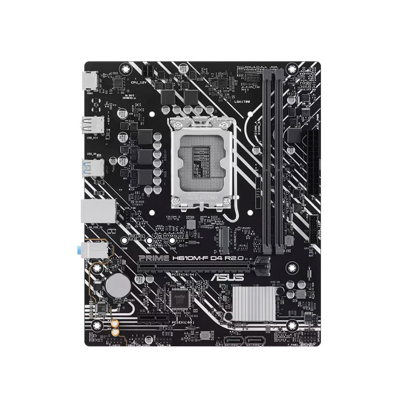 ASUS Prime H610M-F D4 R2.0 Motherboard micro-ATX LGA1700 - Imagen 2