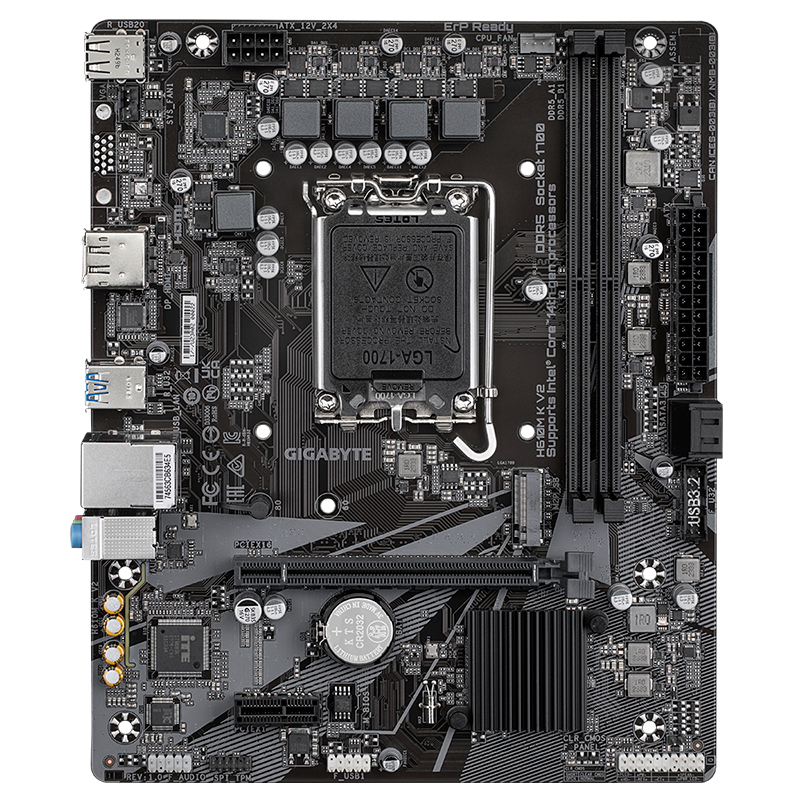 Motherboard Gigabyte H610M K V2 LGA1700 DDR5 Micro ATX - Imagen 2